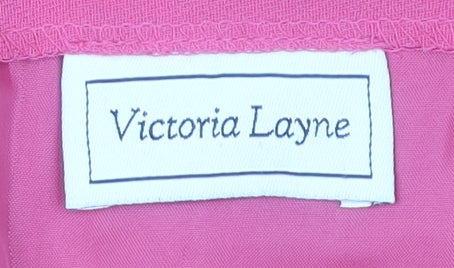 Victoria Layne Women's Pink Skirt Size 16