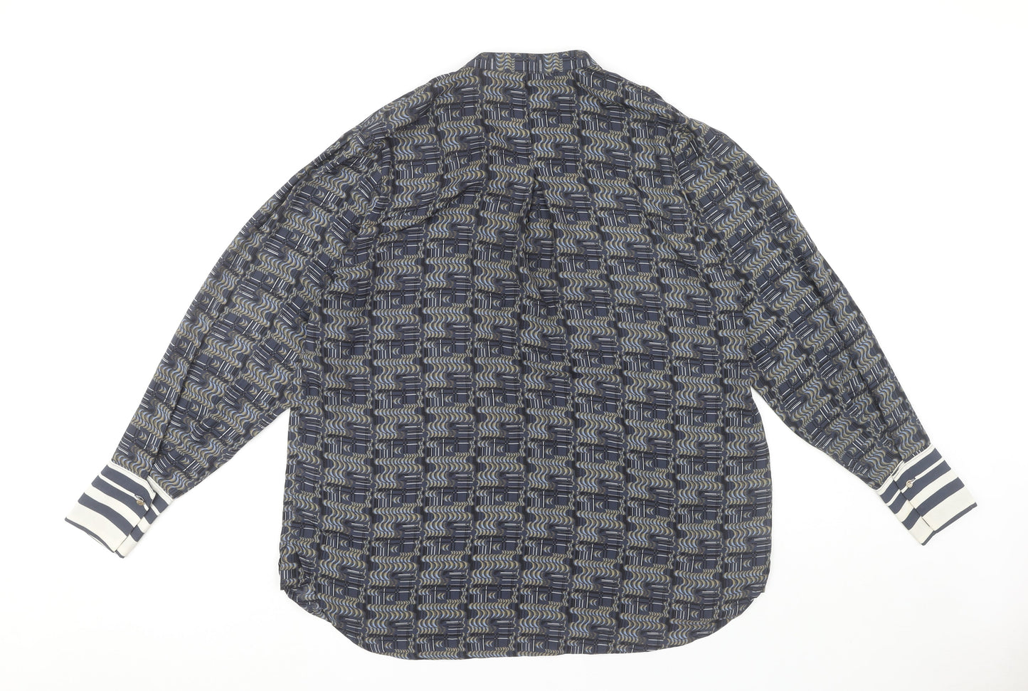 Next Women's Multicoloured Geometric Blouse Size 16