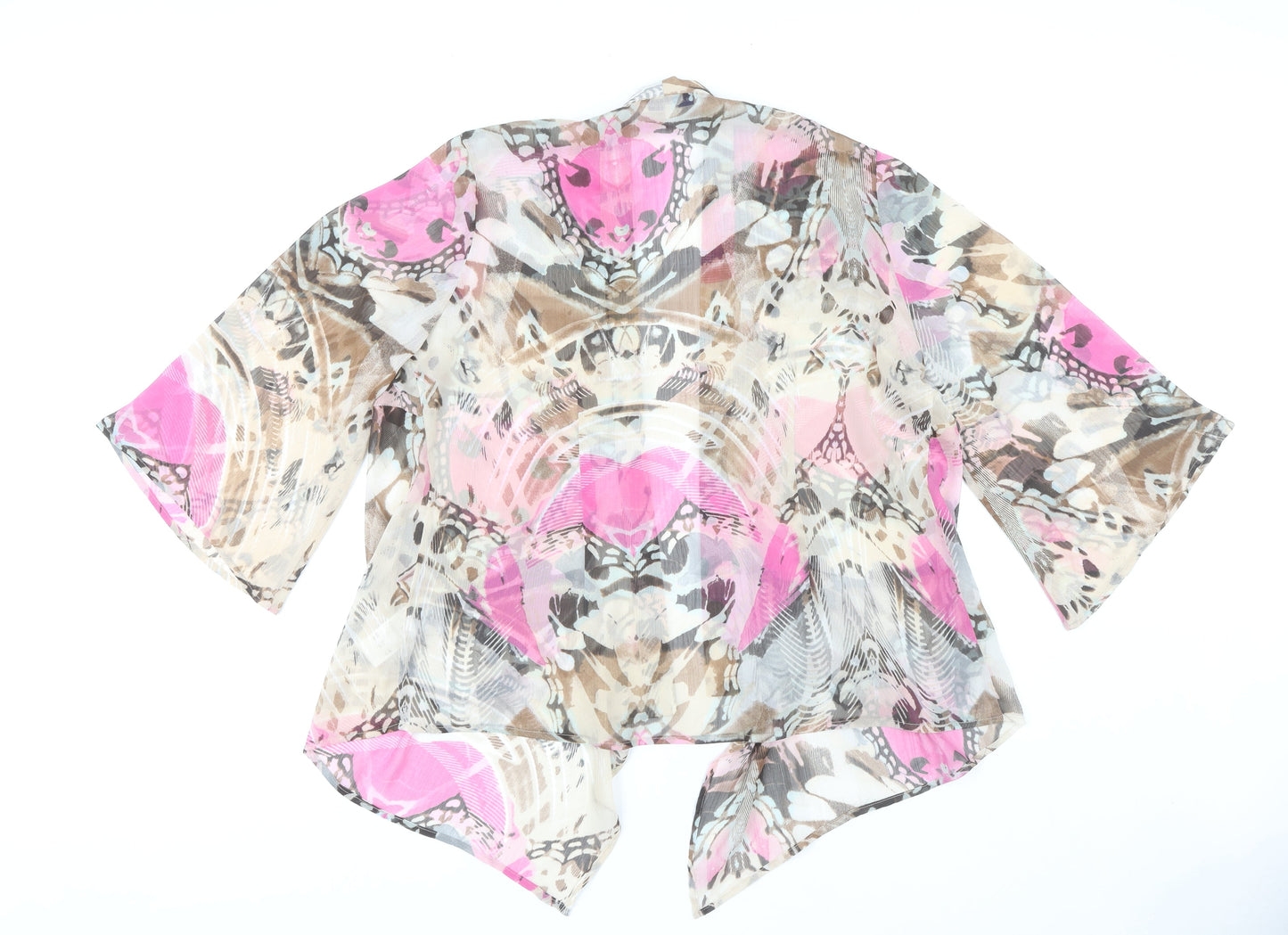 Gray & Osbourn Women's Multicoloured Kimono Jacket Size 18