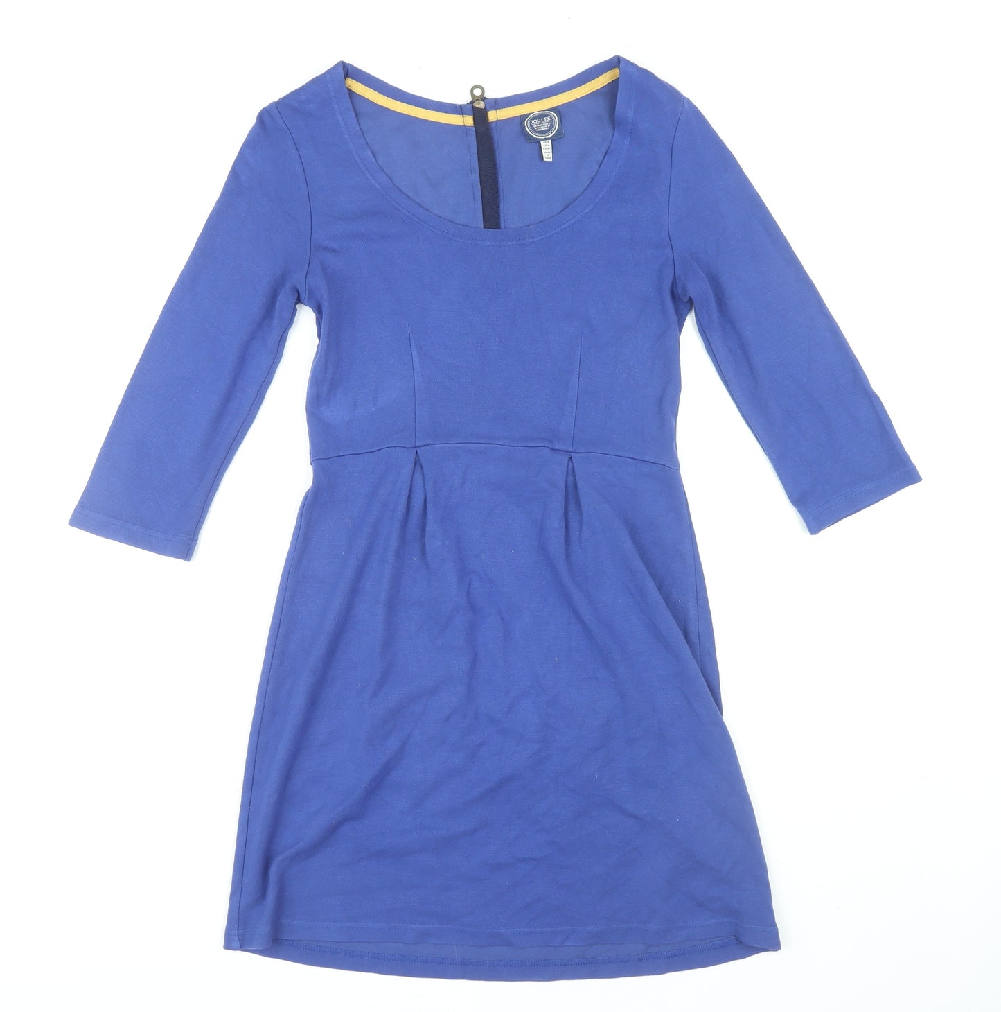 Joules Women's Blue 3/4 Sleeve Dress Size 8