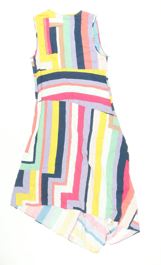 Paul Smith Womens Multicoloured Sleeveless Dress Size 16