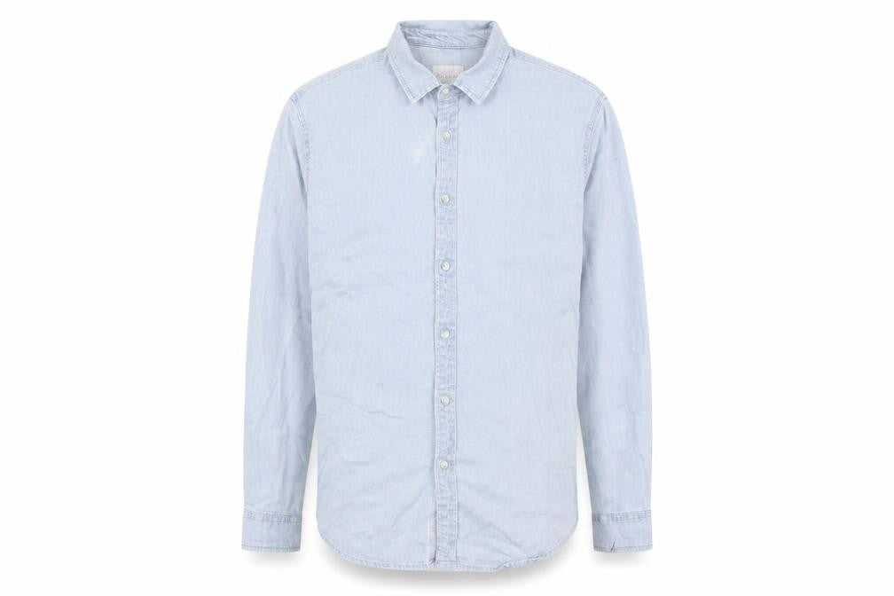 Topman Men's Blue XL Button-Up Casual Shirt