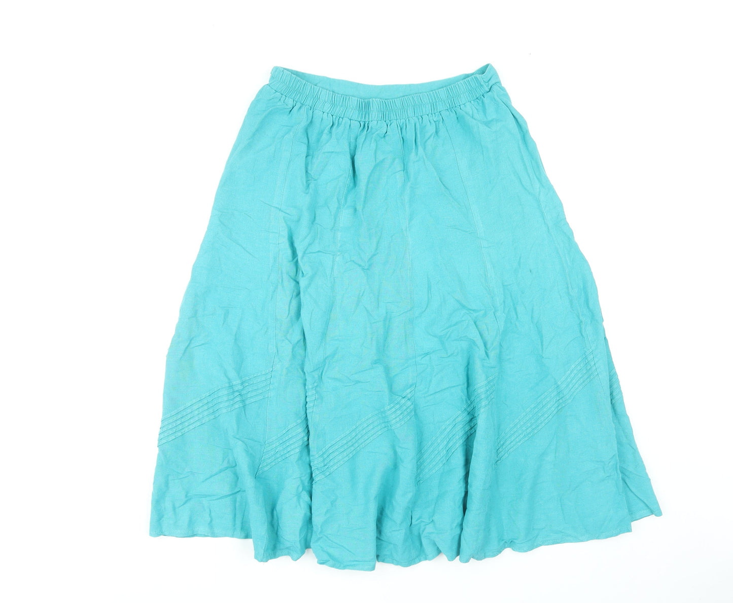 Julipa Women's Blue Skirt, Size 12, Elastic Waist