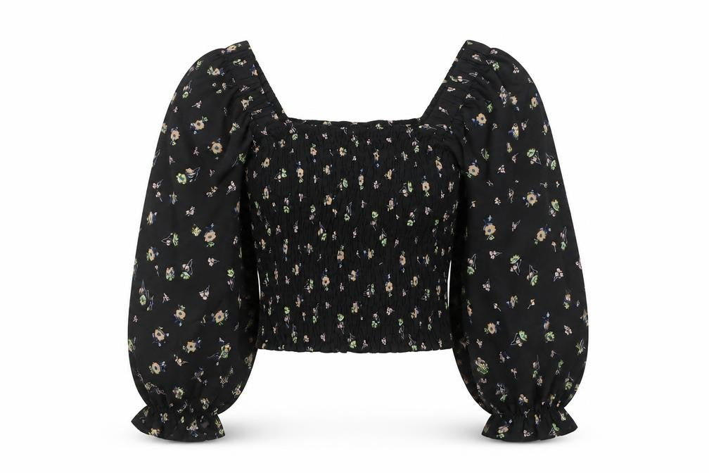 Womens UK Size M VERO MODA Black Polyester Blouse