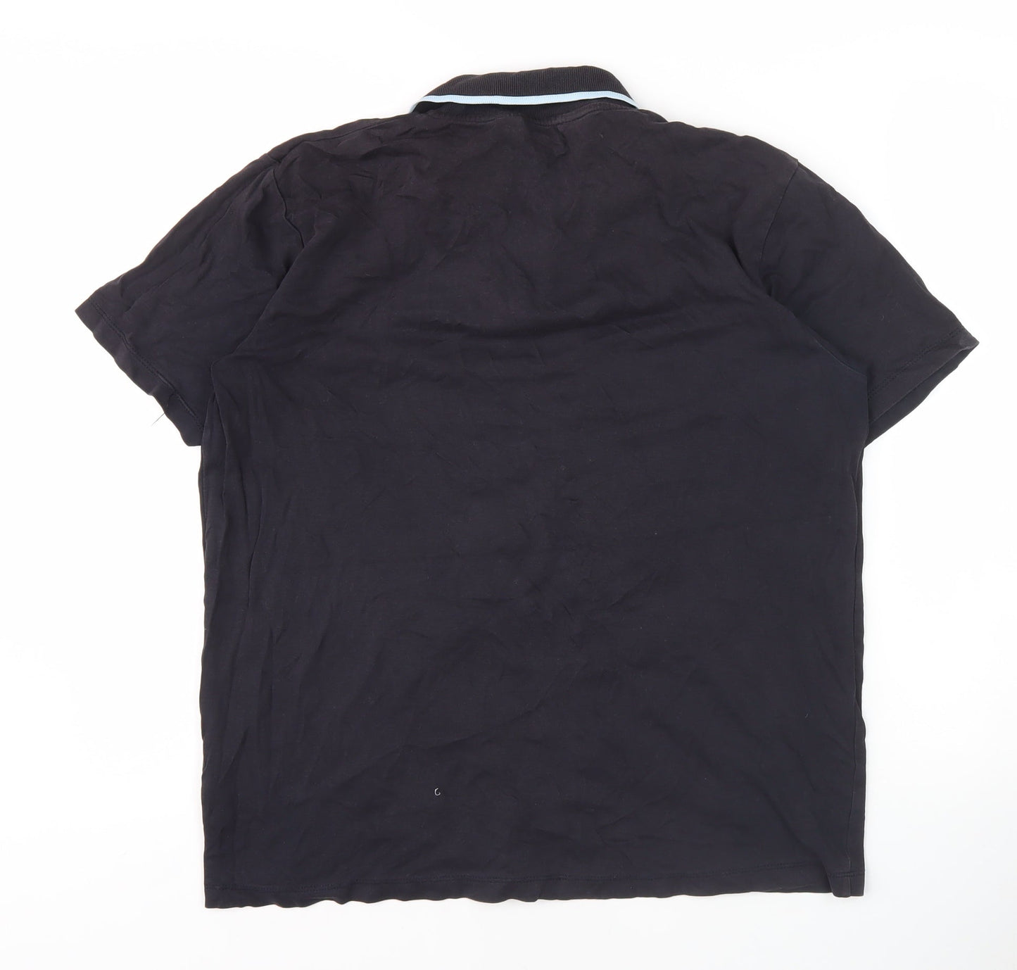 French Connection Men's Black Polo Shirt M