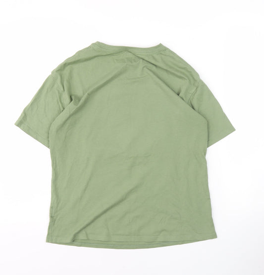 Marks and Spencer Boys Green Skateboard T-Shirt 11-12 Years