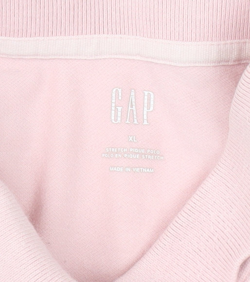 GAP Men's Pink XL Polo Short Sleeve Shirt