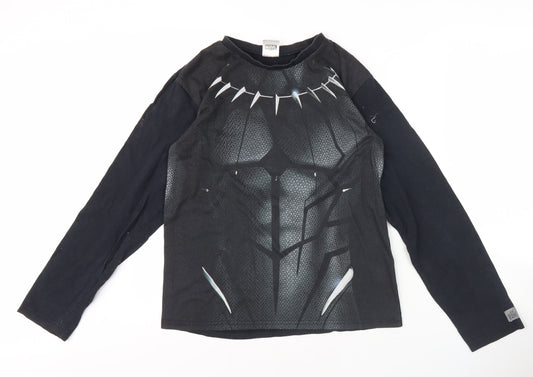 Marvel Boys Black Panther Long Sleeve T-Shirt 13-14