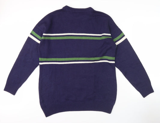 Russell Athletic Men's Blue S Pullover Jumper