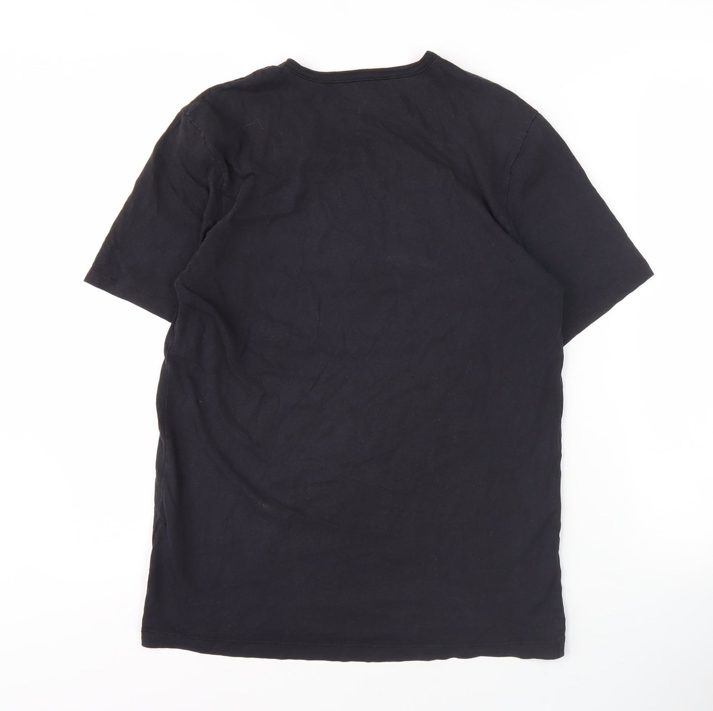Hugo Boss Men's Black Crew Neck T-Shirt Medium