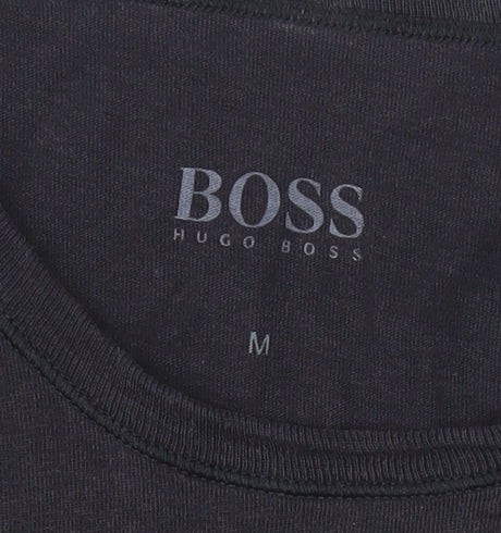 Hugo Boss Men's Black Crew Neck T-Shirt Medium