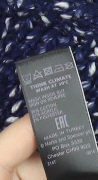 Marks and Spencer Women’s Blue Knit Jumper M
