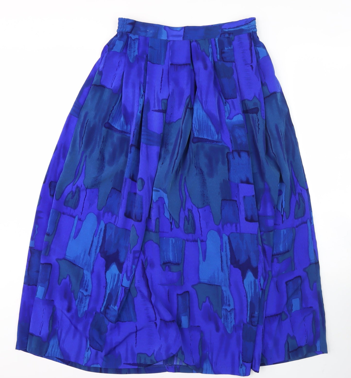 Nightingales Women's Multicoloured Midi Pleated Skirt