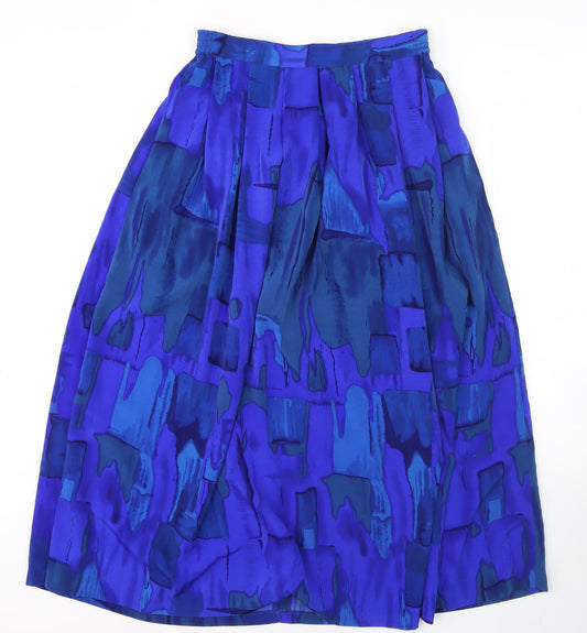 Nightingales Women's Multicoloured Midi Pleated Skirt