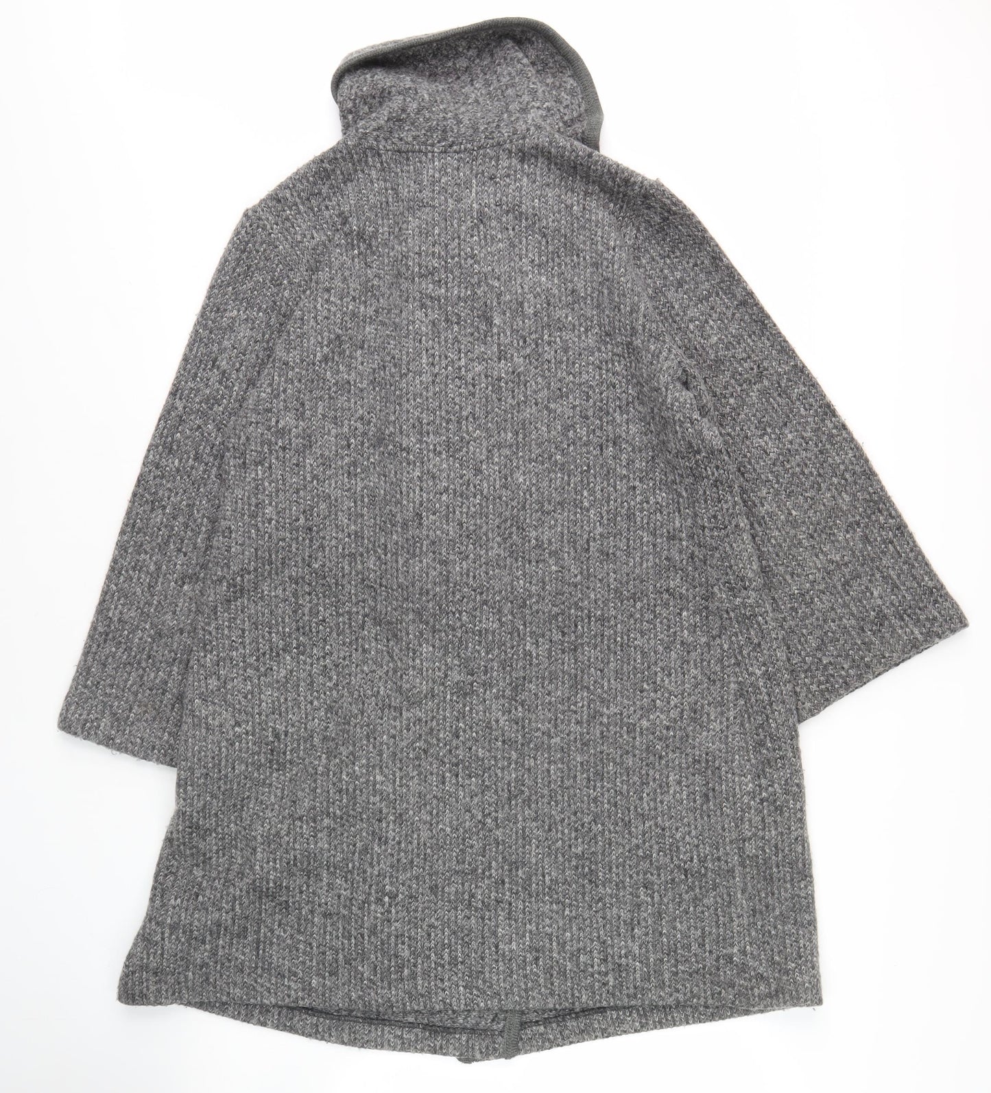 Paul Costelloe Women's Grey Cowl Neck Jumper, Size 14