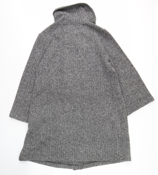 Paul Costelloe Women's Grey Cowl Neck Jumper, Size 14