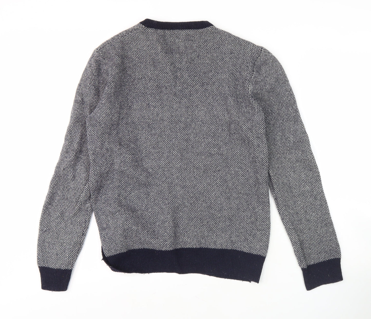 Carhartt Men's Grey Pullover Jumper, Small, Lambswool Blend