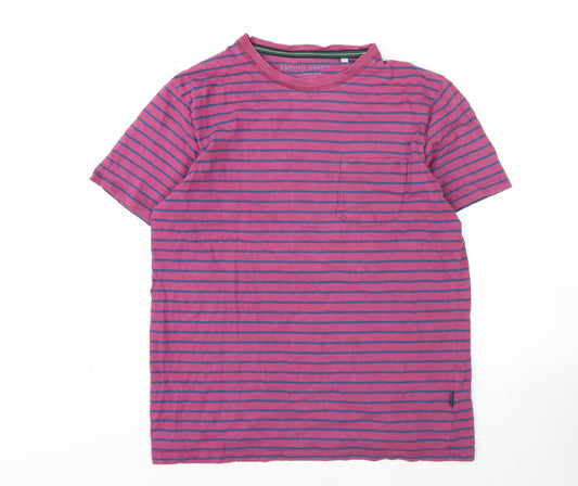 Racing Green Unisex Striped T-Shirt S Multicoloured