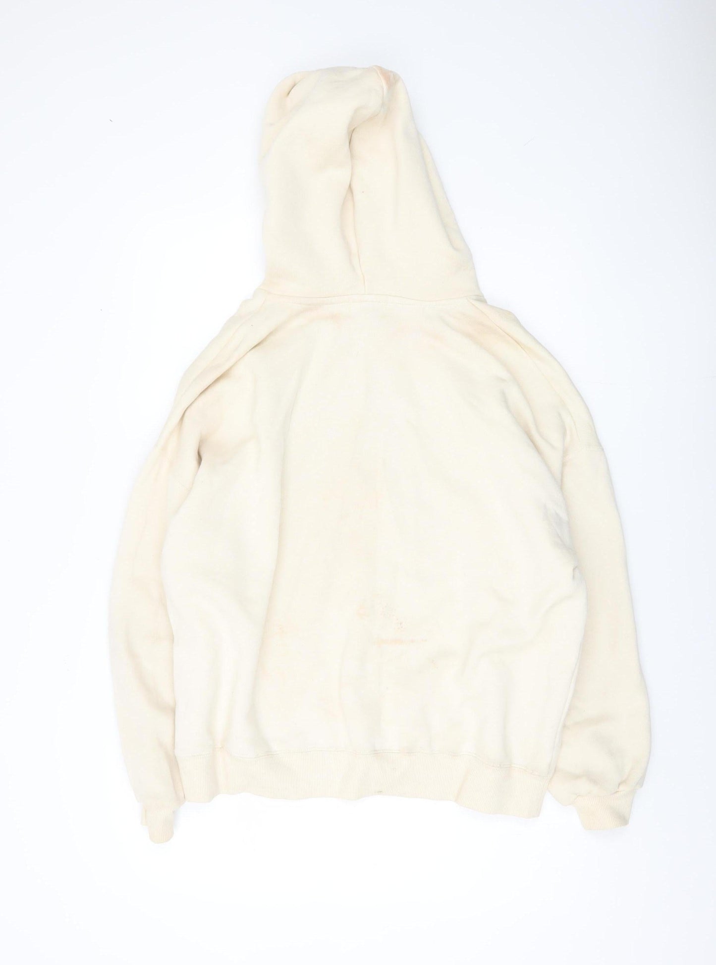 Pull&Bear Beige Teen Hoodie, Size 12, Graphic Design