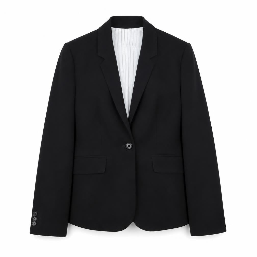 Debenhams Women's Black Blazer Size 12 Business Formal