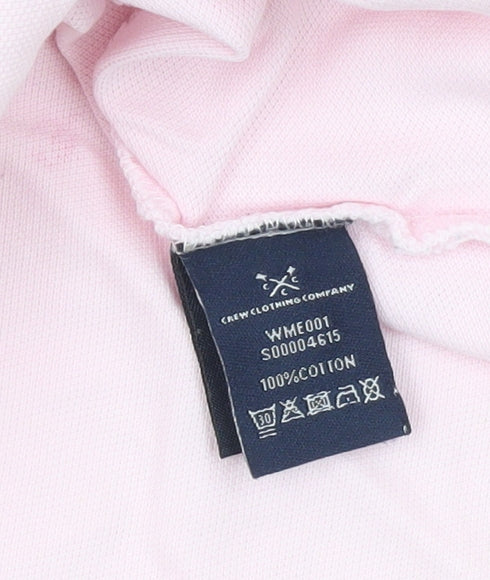 Crew Clothing Company Women's Pink Polo Shirt