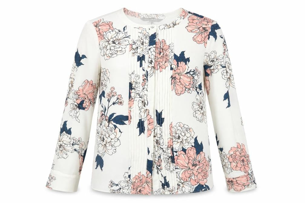 Womens UK Size 10 Laura Ashley Multicoloured Polyester Blouse