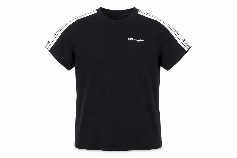Champion Boys Black XL T-Shirt Logo Short Sleeve
