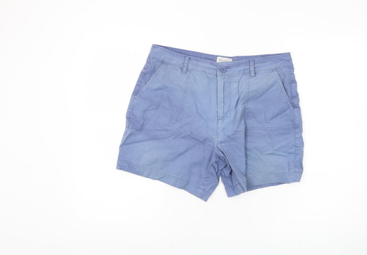 Mountain Warehouse Women's Blue Chino Shorts Size 14