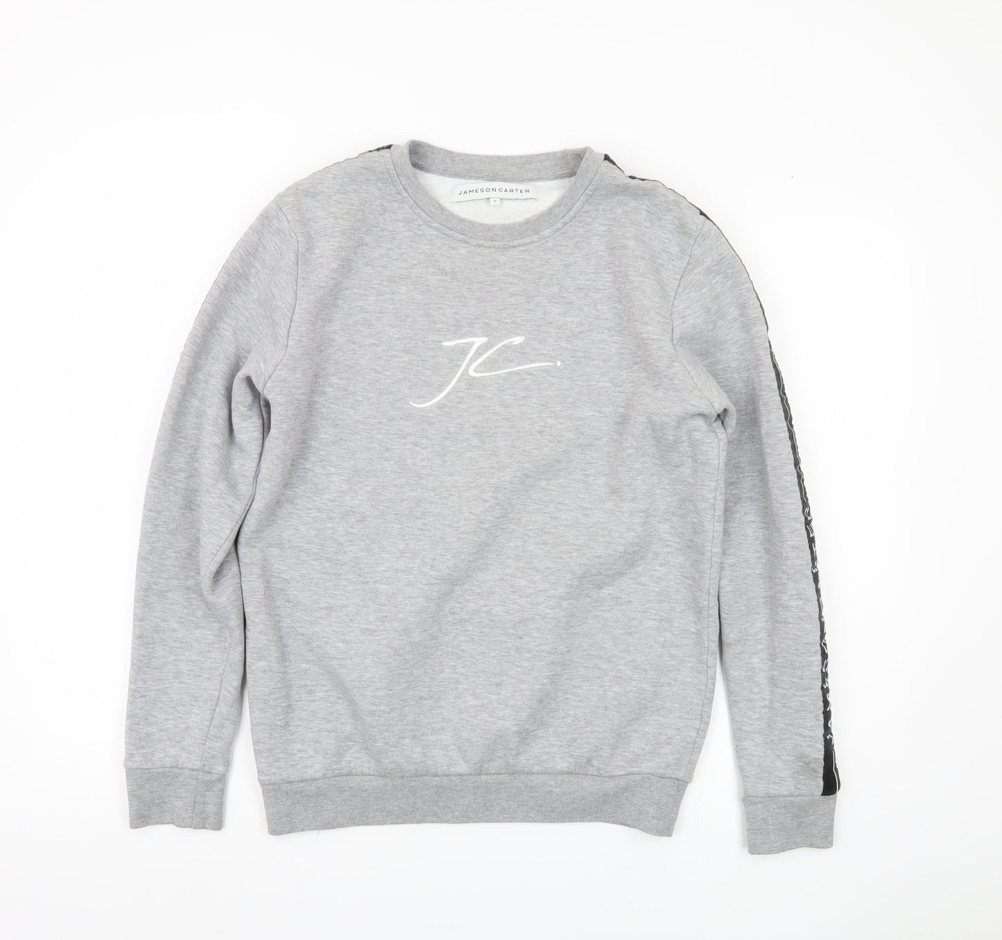 Jameson Carter Men's Grey Crew Neck Sweatshirt S
