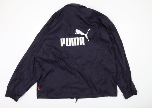 Puma Men's Black 2XL Windbreaker Jacket