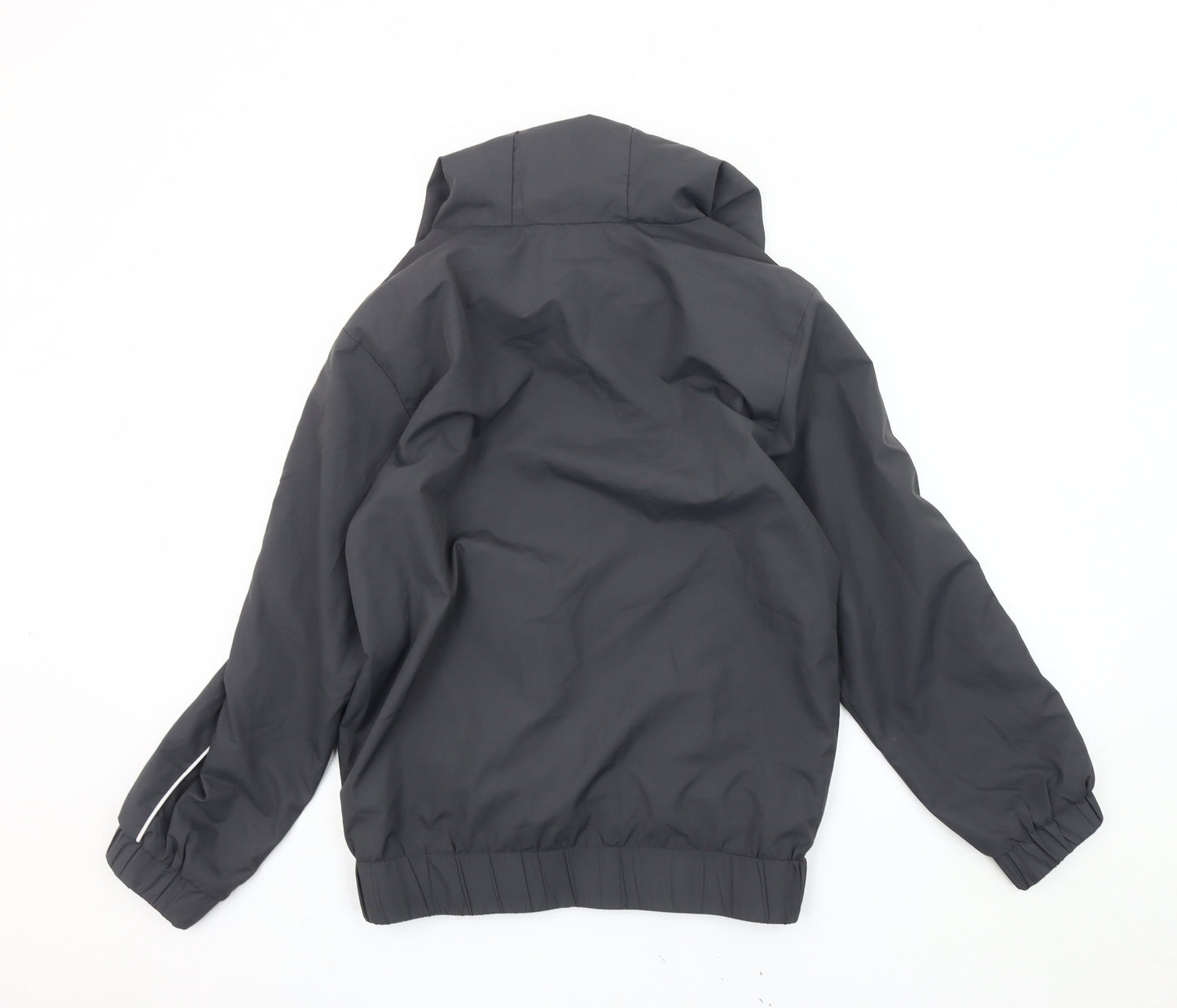 McKenzie Boys Black Basic Jacket L Hooded Full Zip