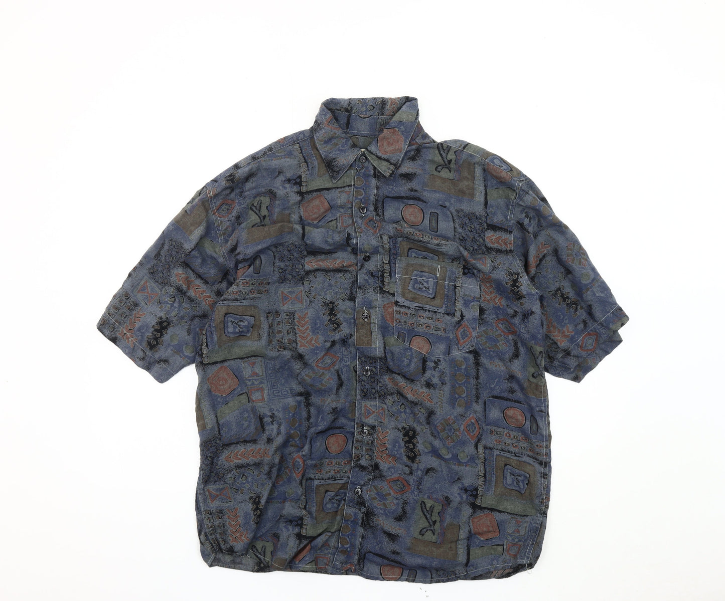 Casual Club Men's Multicoloured Retro Shirt M