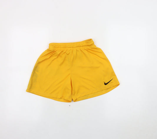 Nike Boys Yellow Athletic Shorts M