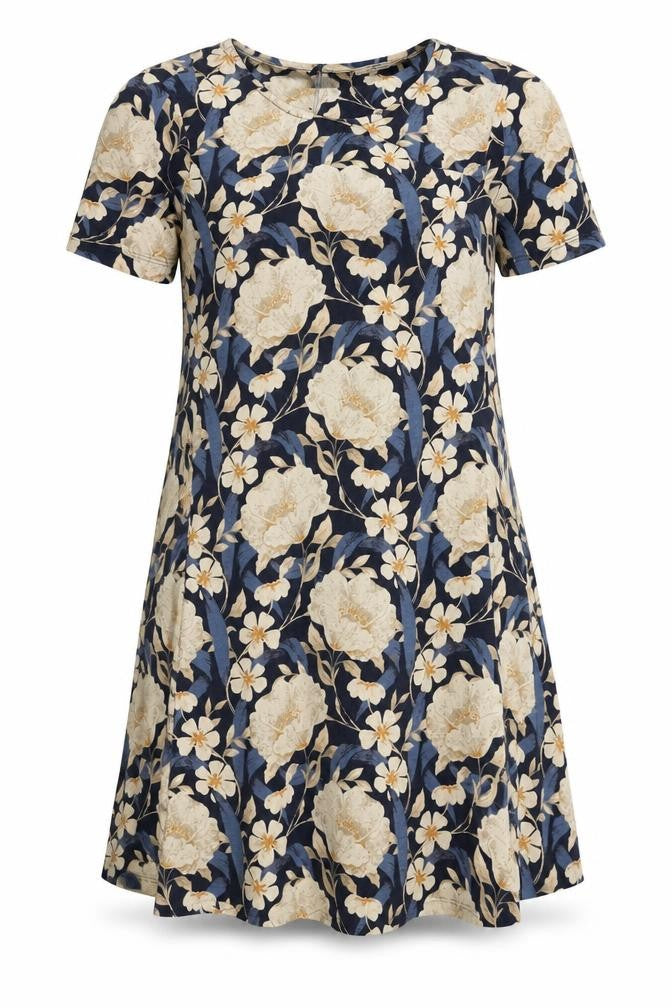 FatFace Women's Multicoloured Floral Dress Size 12