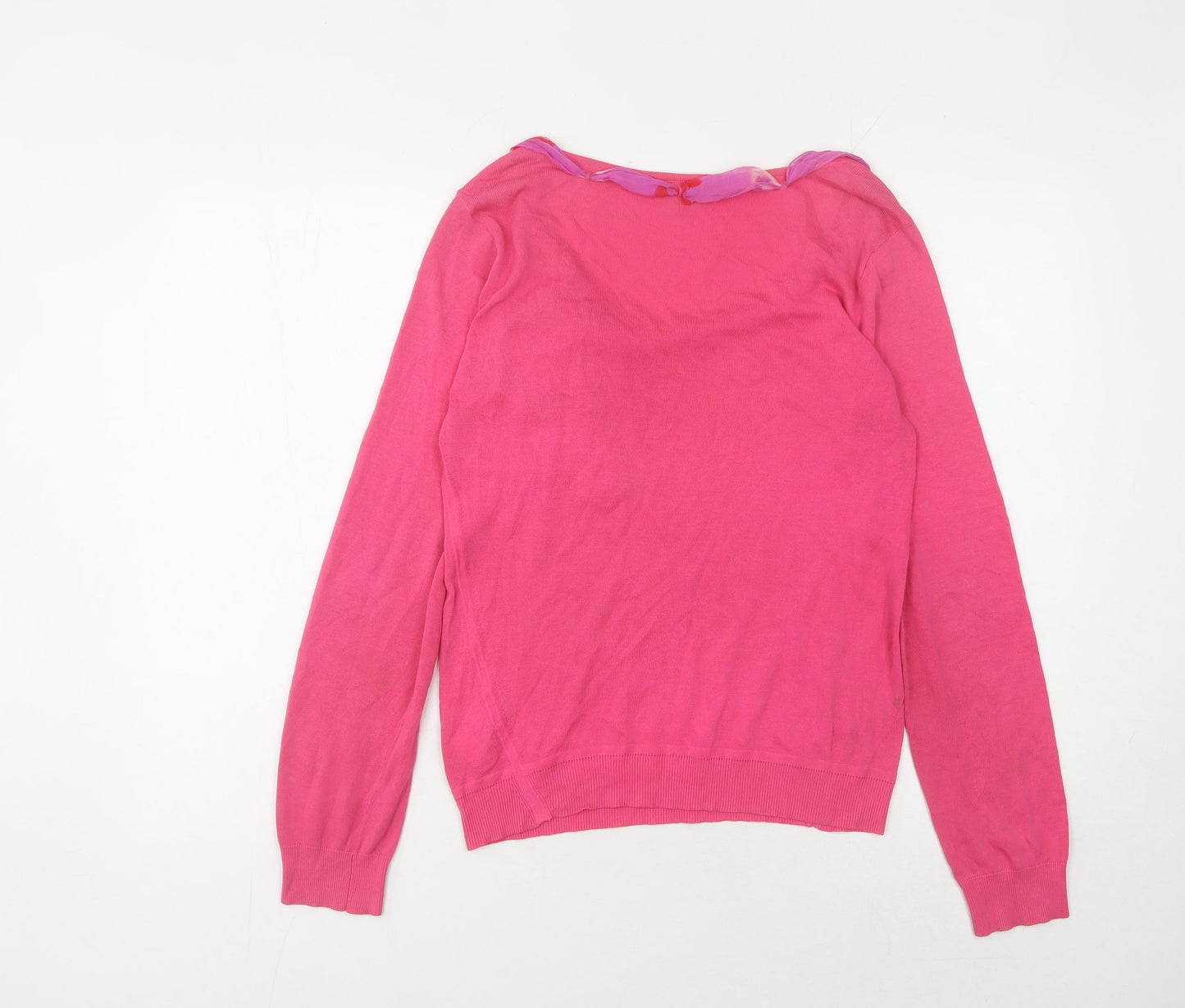 Armani Jeans Women Pink 16 Pullover Jumper Bow