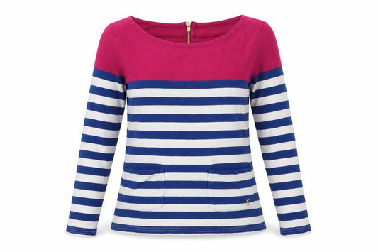 Womens UK Size 8 Joules Multicoloured Cotton Blend T-Shirt