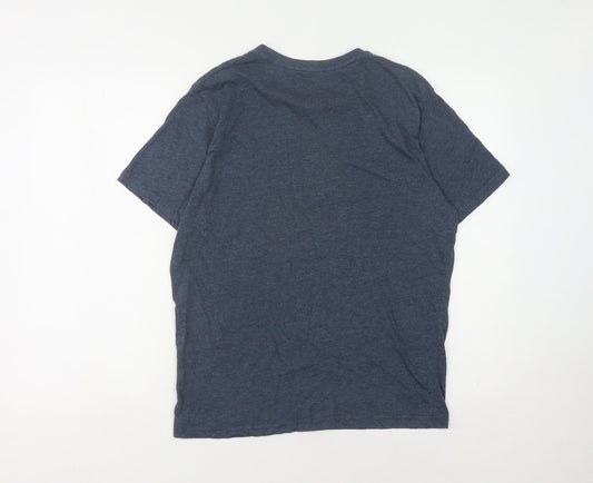 Farah Men's Blue Medium Crew Neck T-Shirt