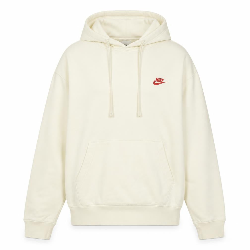 Womens UK S Relaxed Nike Ivory Pullover Hoodie