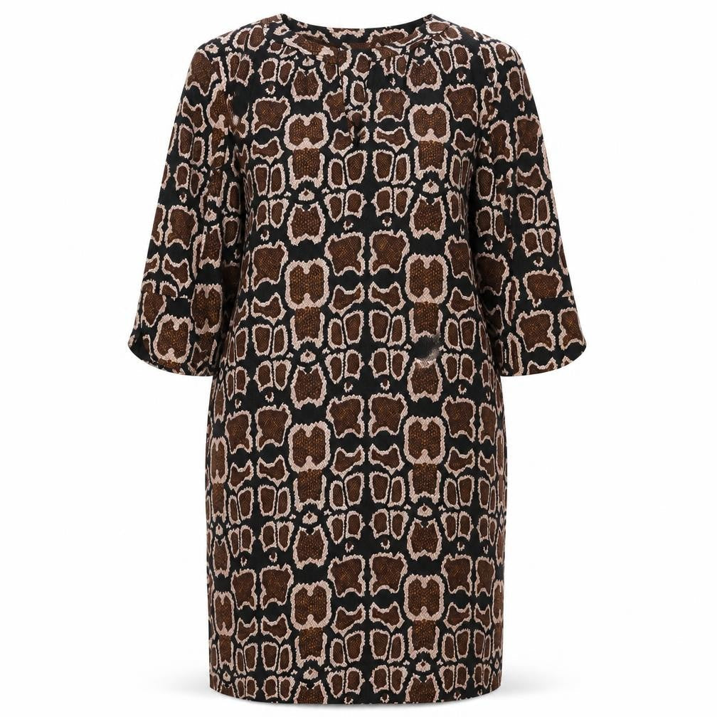 Marks and Spencer Women's Brown Animal Print Dress