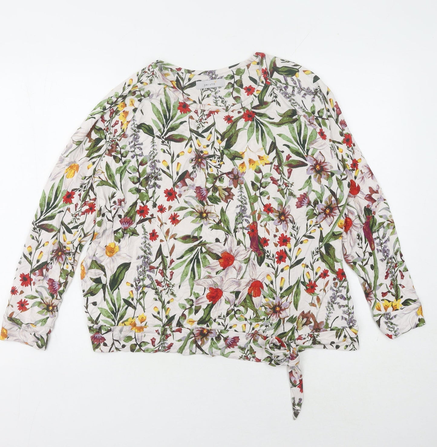 Marks and Spencer Women's Multicoloured Floral T-Shirt
