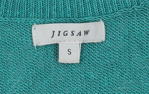 Jigsaw Women's Green Sleeveless Tank Top S