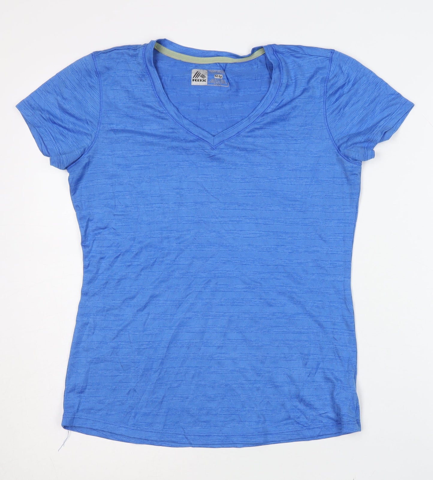 RBX Women's Blue V-Neck T-Shirt, M - Gym & Training