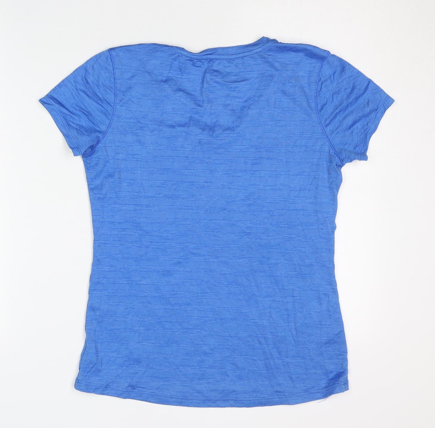 RBX Women's Blue V-Neck T-Shirt, M - Gym & Training