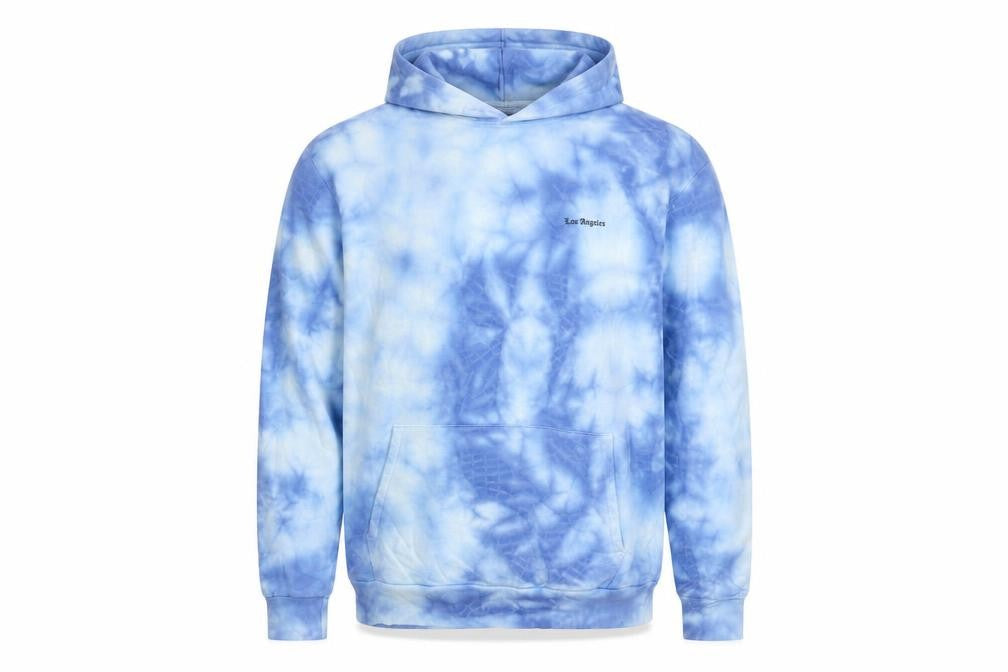 River Island Men's Blue Graphic Hoodie S