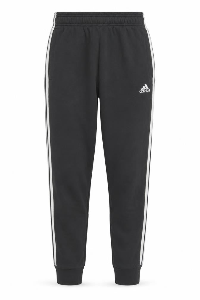 Front view of Adidas Men's Black Jogger Trousers, size S, Gym Wear