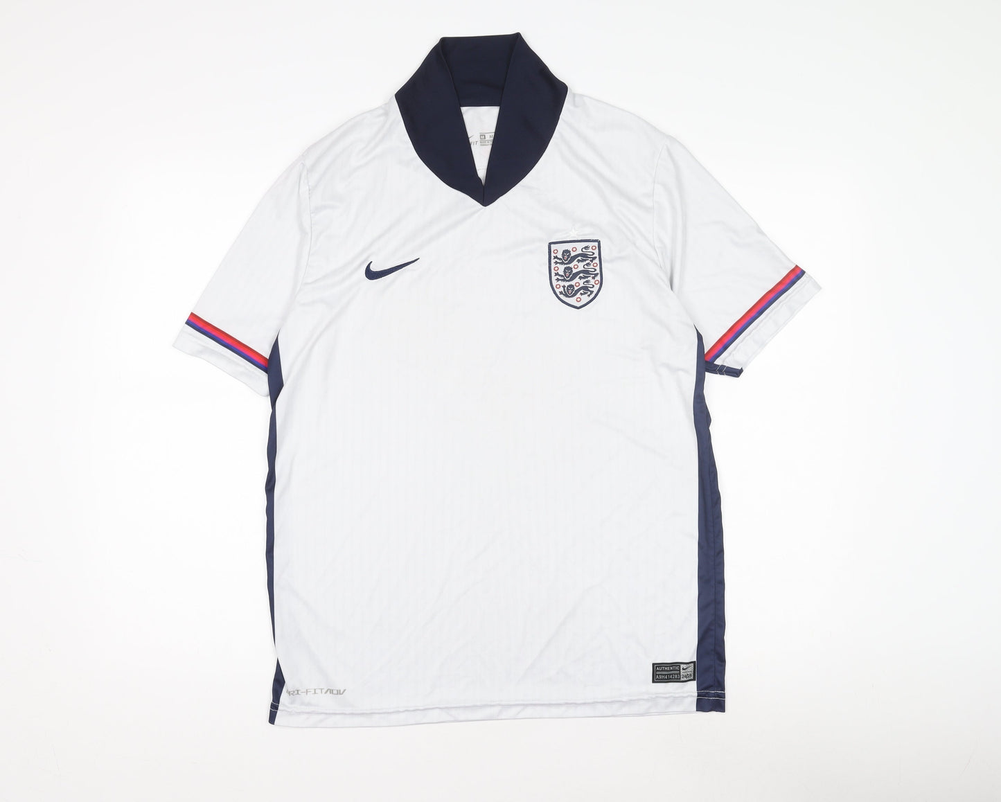 Nike Men's White Football Jersey, Medium, Collared