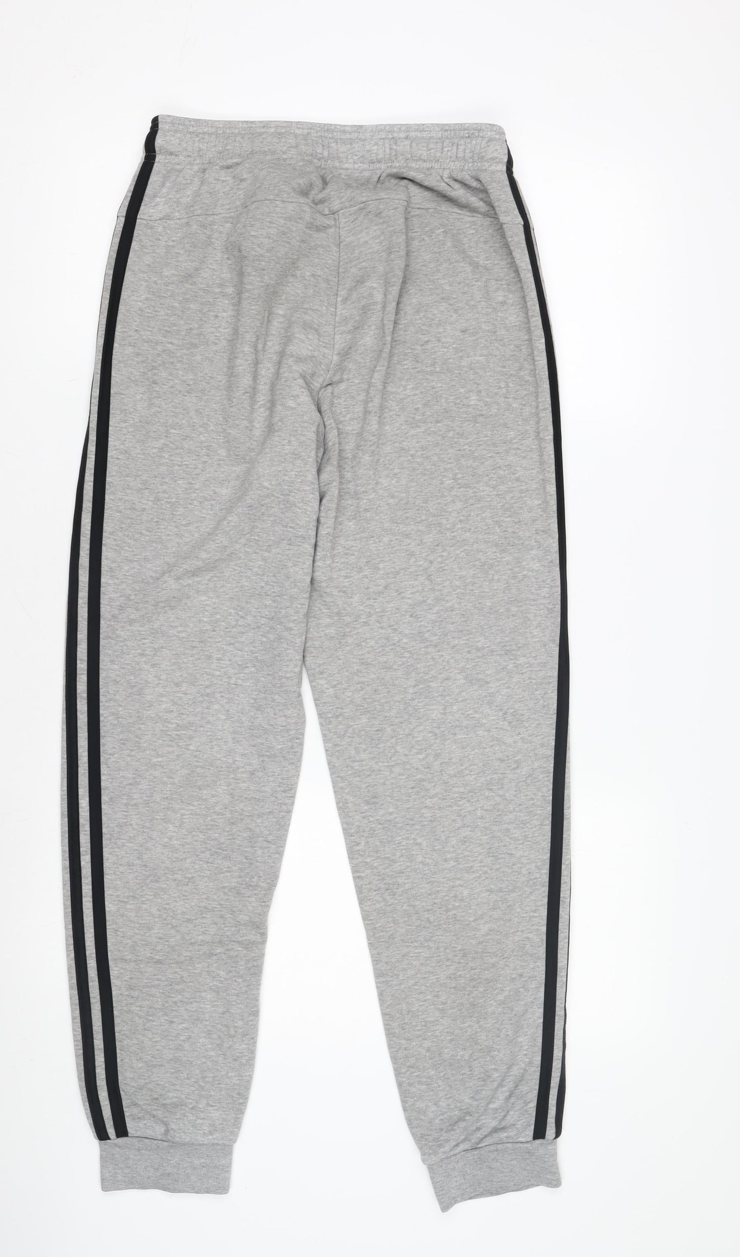 Adidas Men's Grey Jogger Trousers - Size S