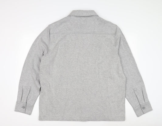 Marks and Spencer Mens Grey XL Basic Knit Jacket