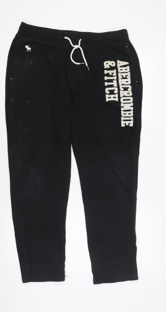 Abercrombie & Fitch Men's Black Jogger Trousers M