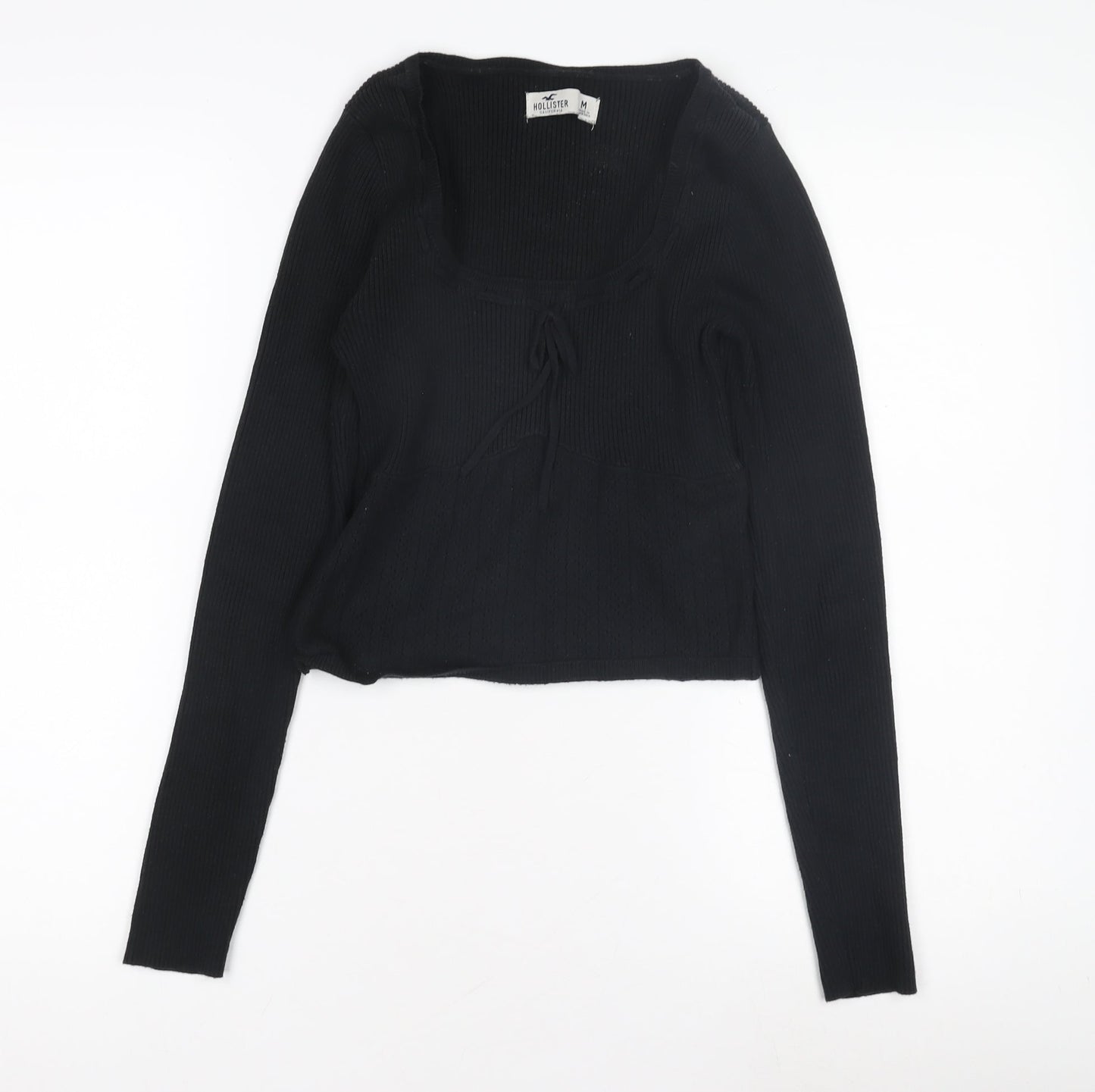 Hollister Women's Black Jumper M